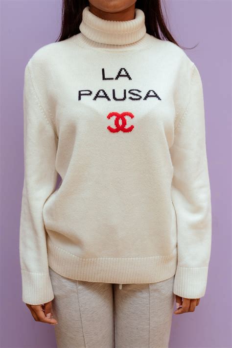 chanel la pausa sweater.